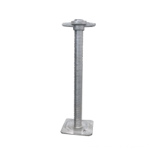 solid cast iron scaffolding steel screw layher base jack for constr